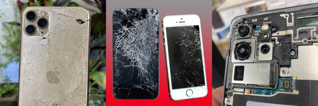 Various Broken Phones